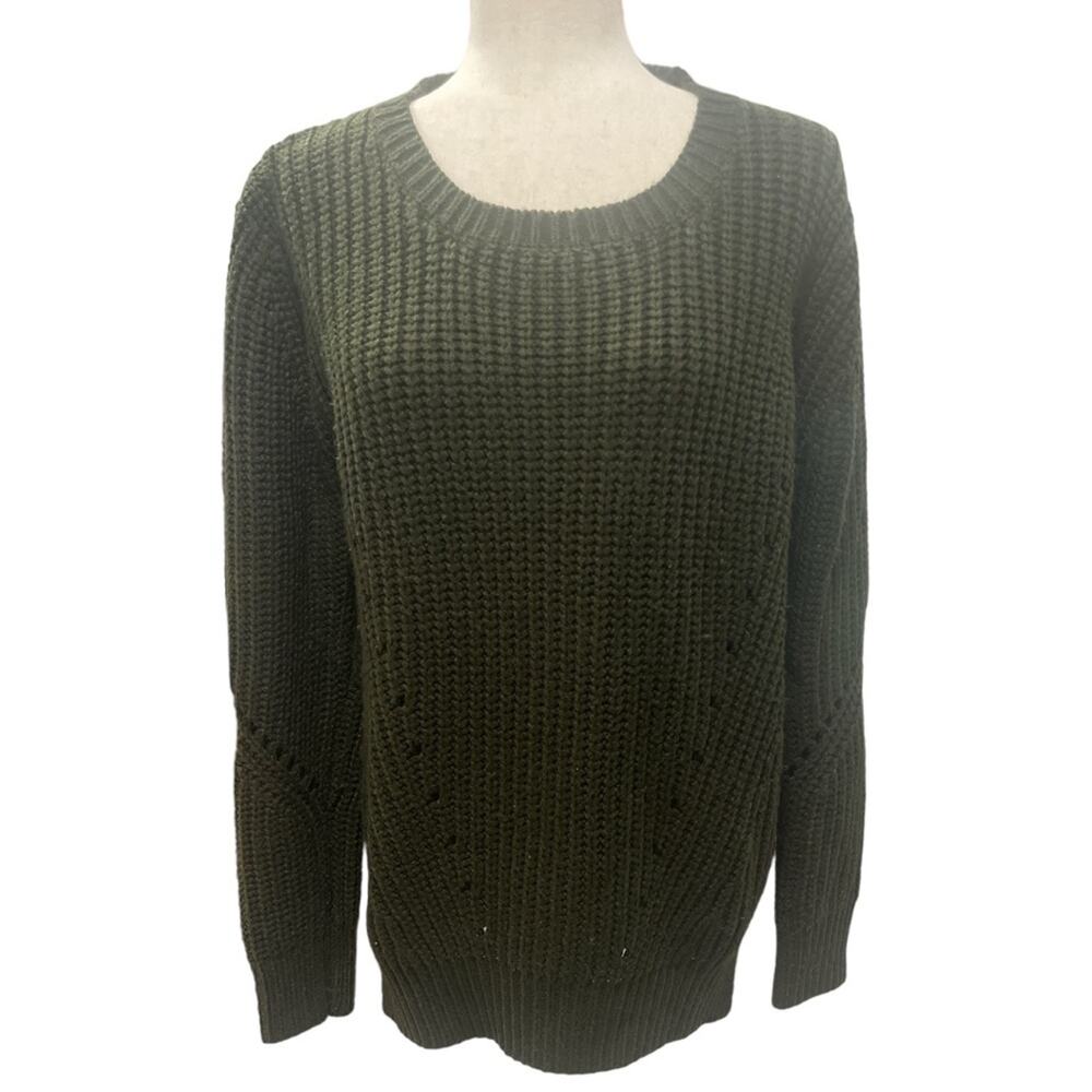 Fate Dark Green Crewneck Tunic Sweater M